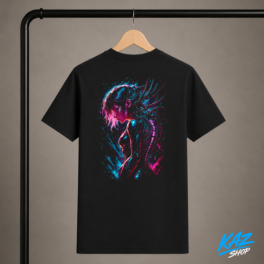 T-Shirt Cyber-Girl V6