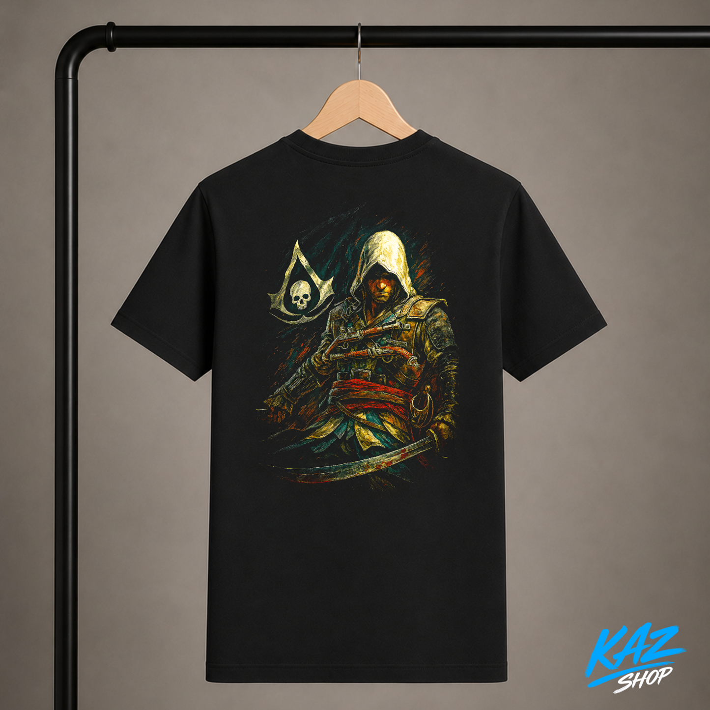 T-Shirt "Black Flag / E.Kenway"