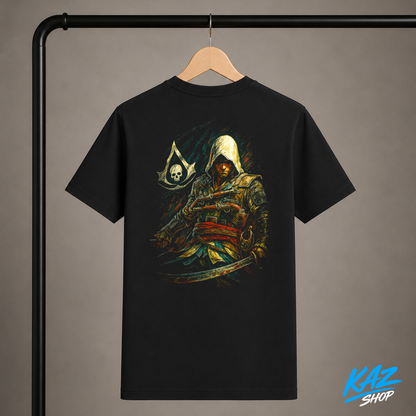 T-Shirt "Black Flag / E.Kenway"