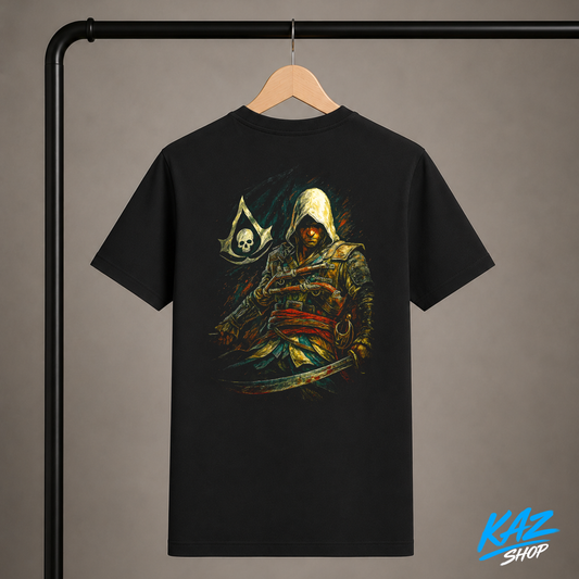 T-Shirt "Black Flag / E.Kenway"