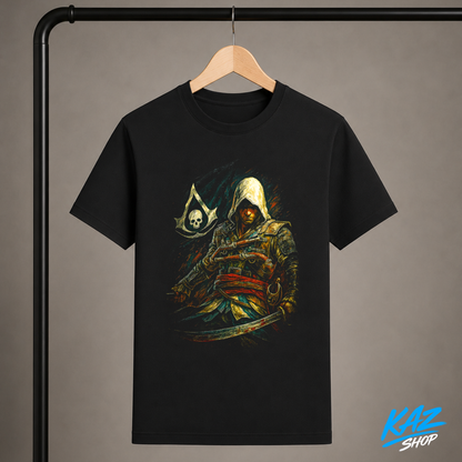 T-Shirt "Black Flag / E.Kenway"