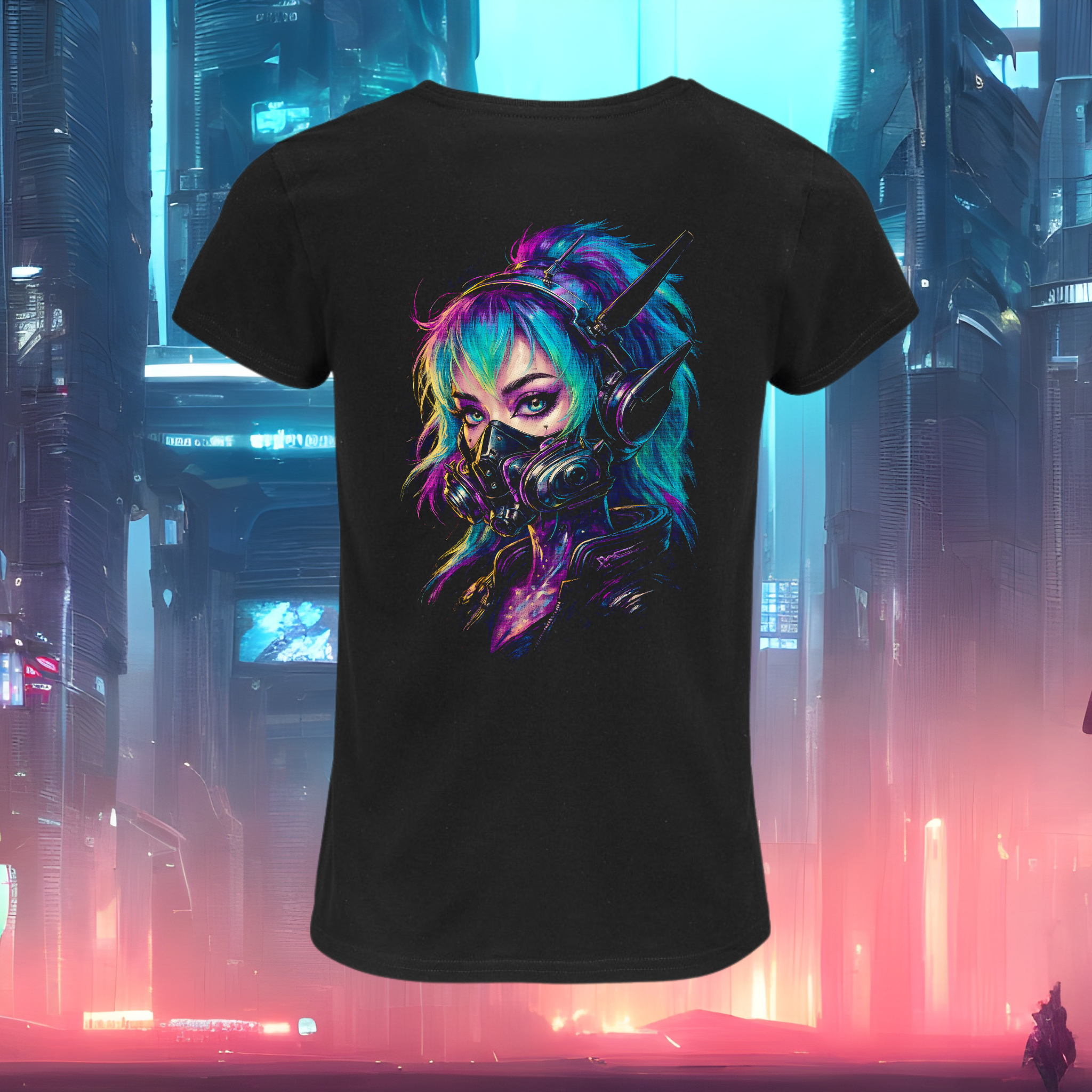 T-Shirt Cyber-Girl V2