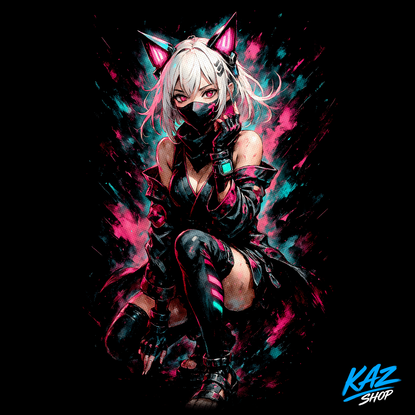 T-Shirt Cyber-Girl V2