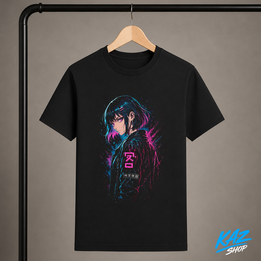 T-Shirt Cyber-Girl V3