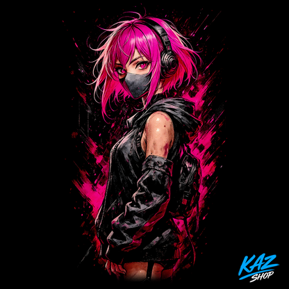 T-Shirt Cyber-Girl V5