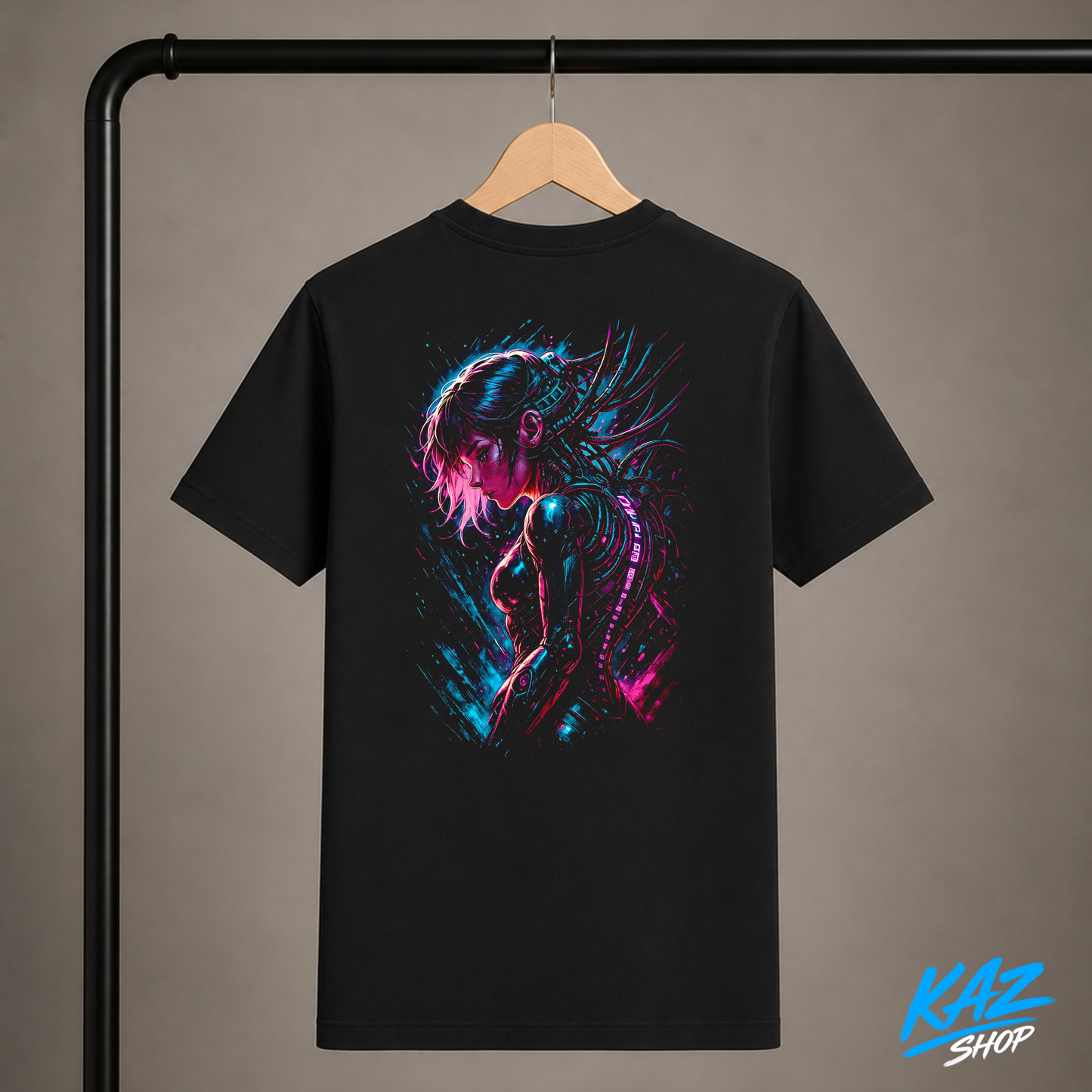 T-Shirt Cyber-Girl V6