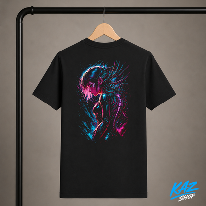 T-Shirt Cyber-Girl V6