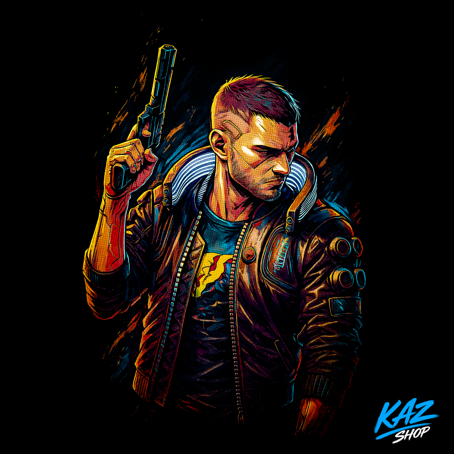 T-Shirt "Cyberpunk V"