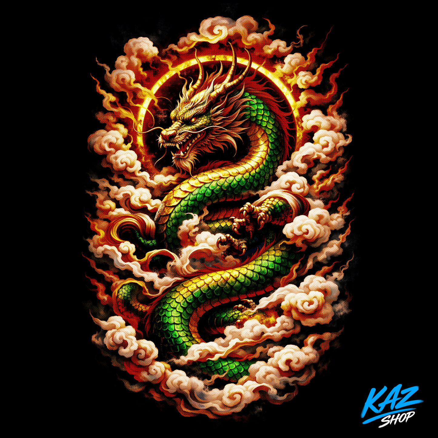 T-Shirt Dragon Céleste