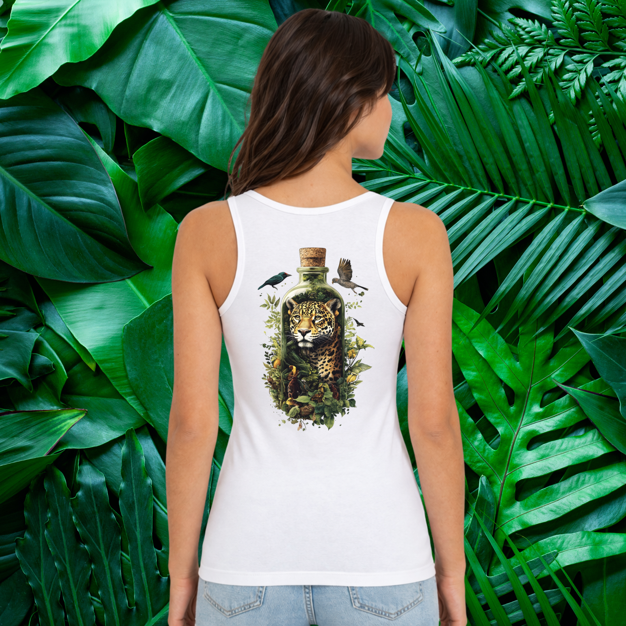 Débardeur Léopard Tropical