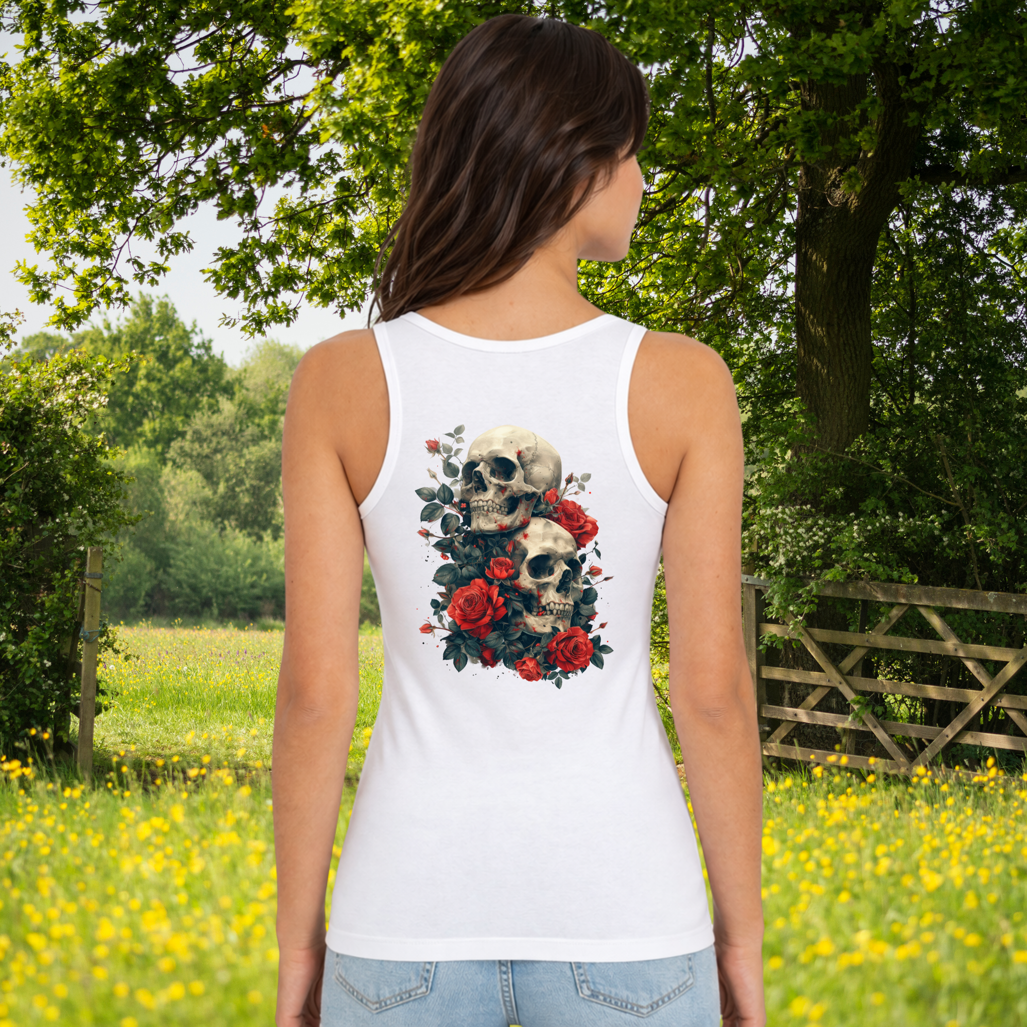 Débardeur Skull & Roses