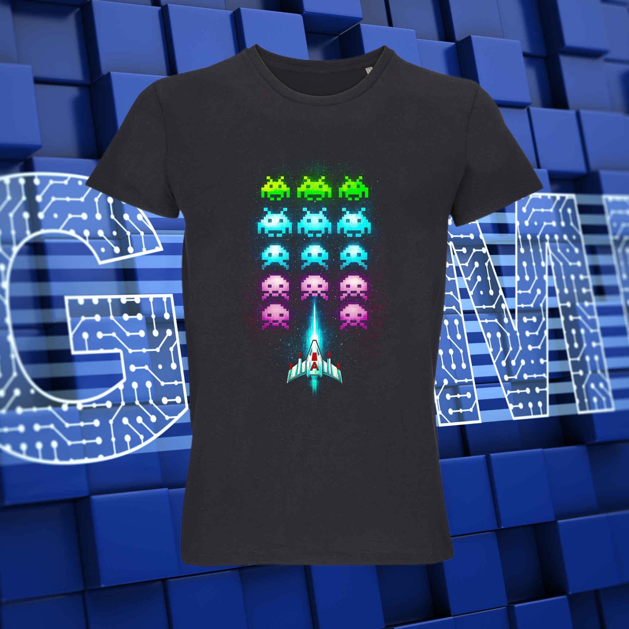 T-Shirt Space Invaders
