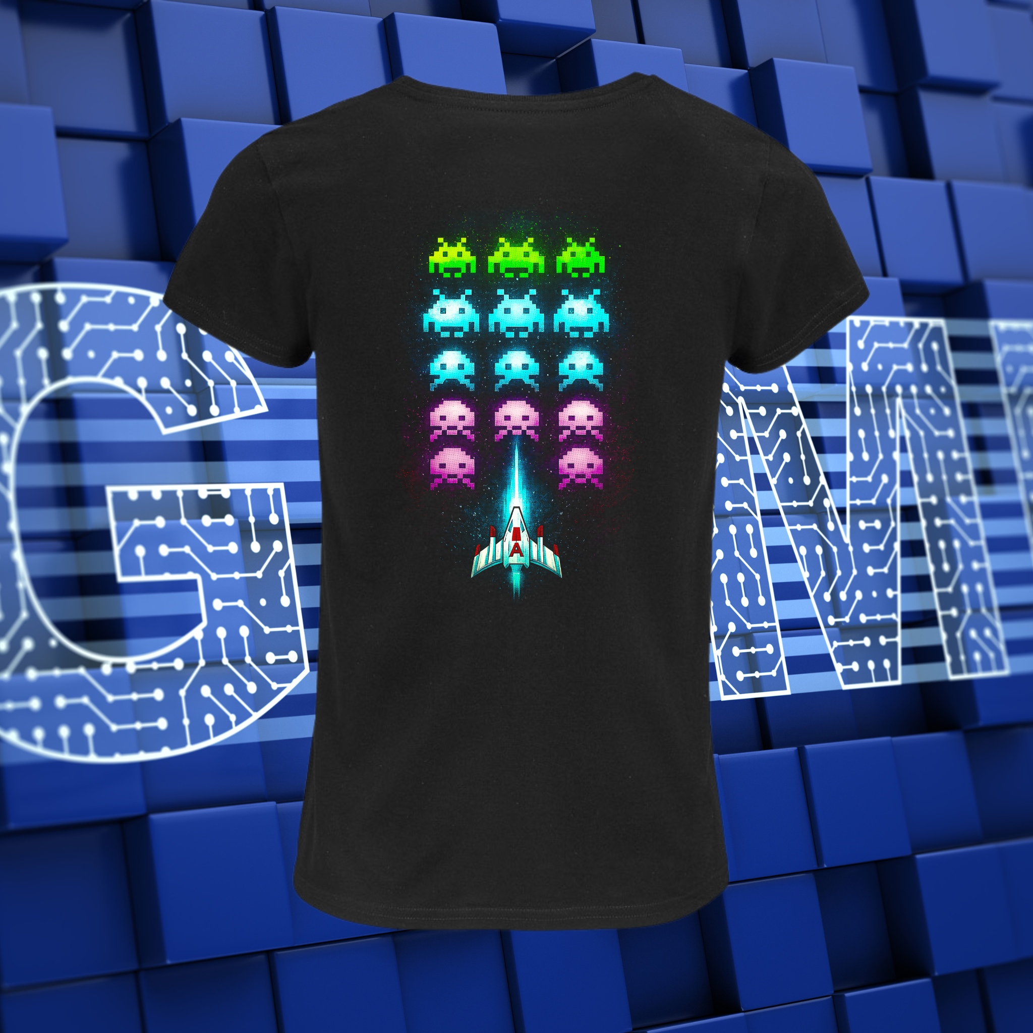 T-Shirt Space Invaders