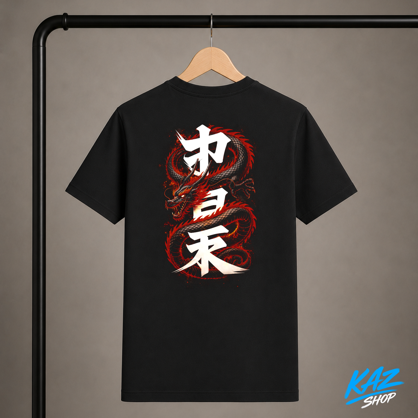 T-Shirt Dragon Kanji